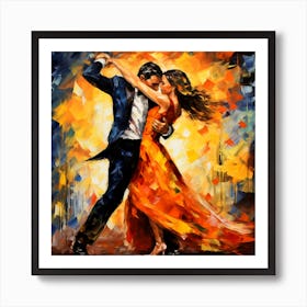 Tango Abstracts By Csaba Fikker 16 Art Print