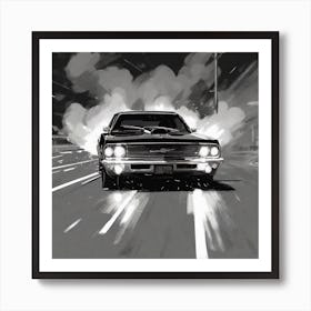 Plymouth Challenger Art Print