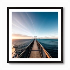 Bridge To The Sea Art Print