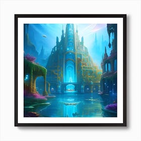 Fantasy City Art Print