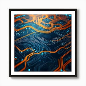 Circuit Board 35 Art Print