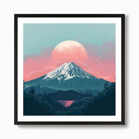 Mt Fuji 4 Art Print