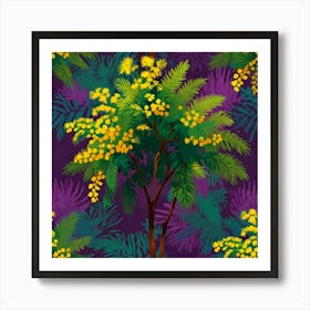 Mimosa tree 1 Art Print