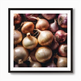 Onion Bunches 1 Art Print