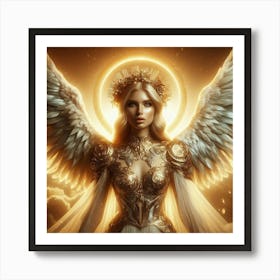 Angel With Wings 4 Art Print