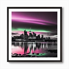 Aurora Bore Over Nashville Art Print