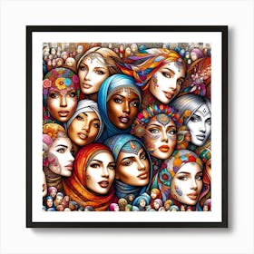 Ai Women Of The World 1 Art Print