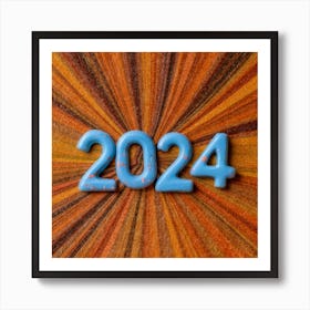 Gift form in the colors of the year 2024 2 Art Print