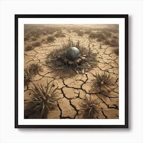 Earth In The Desert 7 Art Print