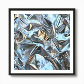 Metallic Foil Background 8 Art Print