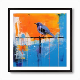 Blue Bird 1 Art Print