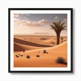 Desert - Desert Stock Videos & Royalty-Free Footage 8 Art Print