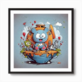 Teddy Bear Art Print