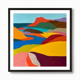 Abstract Travel Collection Cape Verde 2 Art Print