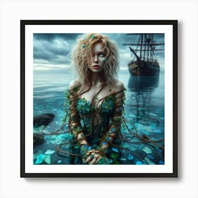 Shipwrecked 1 Art Print