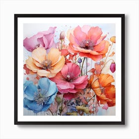 Flower Wall Art Art Print