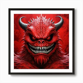 Red Devil Art Print