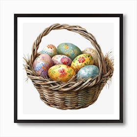 Easter Basket Affiche