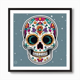 Sugar Skull 8 Art Print