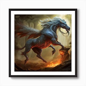 Faerie Horse Art Print