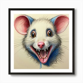 Opossum 2 Art Print