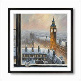 Big Ben From The Window Art Print