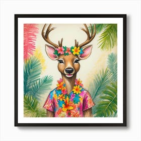 Hawaiian Deer 2 Art Print