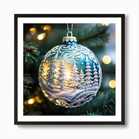 Christmas Tree Ornament 5 Art Print