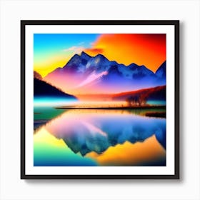 Mountain Landscape 15 Art Print