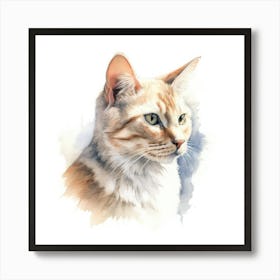 Serengeti Cat Portrait 2 Art Print