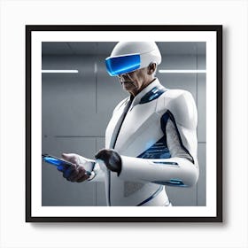 Futuristic Man 29 Art Print