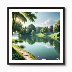 Landscape Stock Videos & Royalty-Free Footage 14 Art Print