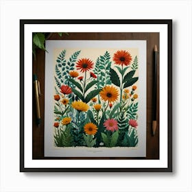 Wildflowers Art Print