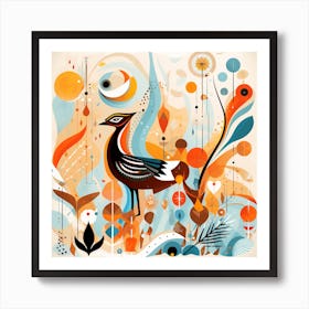 Bird On A Branch 2 Art Print