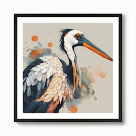 Heron Art Print