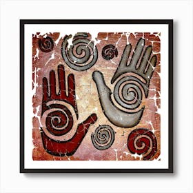 Healing Hands Art Print