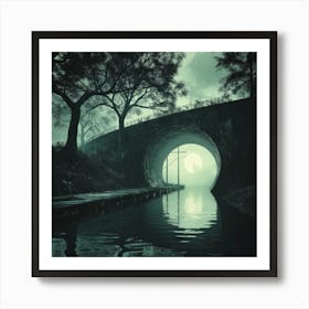 Water Under The Bridge Art Print