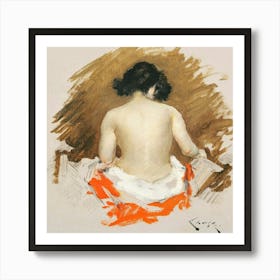 Back Of A Woman 1 Art Print