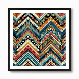 Chevron Pattern 2 Art Print