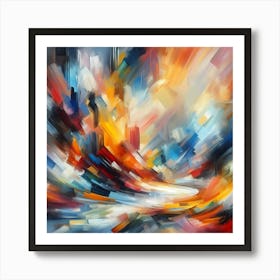 Abstract Painting 123 Art Print