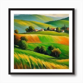 Tuscan Countryside 3 Art Print