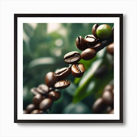 Coffee Beans On A Branch 4 Art Print