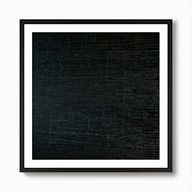 Abstract Black And White Image Art Print