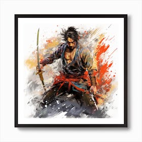 Samurai Warrior Art Print