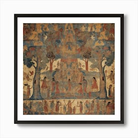 Egyptian Tapestry Art Print