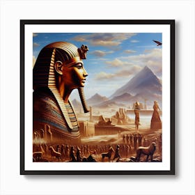 Pharaoh Of Egypt 1 Art Print