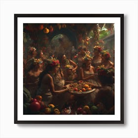 Hawaiian Feast Art Print