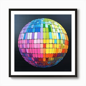 Disco Ball Art 4 Art Print