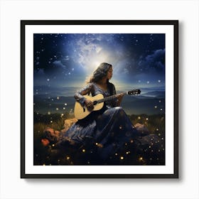 Acoustic Guitar Art Print