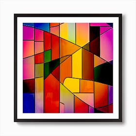 Stained Glass Art Print